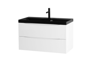 Тумба с раковиной BelBagno Marino 80 белый  - 2