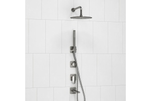 A1451.273.274.097.121.275.100.276 Встраиваемый комплект для ванны с верхней душевой насадкой, лейкой - 2