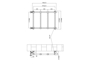 Полотенцесушитель водяной Boheme Imperiale золото - 2