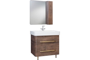 Зеркало-шкаф Bellezza Олимпия 60 R, орех - 2