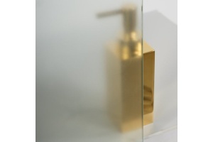 Душевой уголок BelBagno Uno 100х90 профиль хром стекло матовое - 2