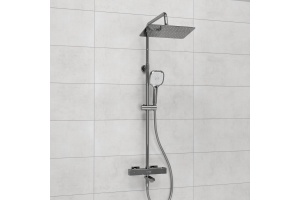 Душевая система WasserKraft 30 с термостатом хром - 2