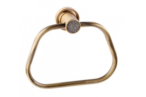 Полотенцедержатель Boheme Royal Cristal бронза