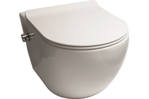 Унитаз подвесной SantiLine SL-5002SM-BD безободковый, с микролифтом