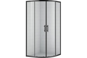 Душевой уголок Cezares Eco O R 2 90 C NERO - 3