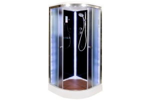 Душевая кабина Deto B09S LED BLACK - 2