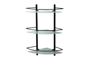 K-3133BLACK Полка стеклянная тройная