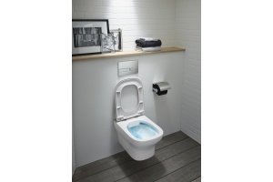 Комплект Система инсталляции для унитазов Jacob Delafon E5504-NF + Чаша для унитаза подвесного Jacob Delafon Vox EDM102-00 + Кнопка смыва Jacob Delafon - 3