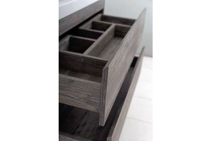 Тумба под раковину BelBagno Kraft 100 белый матовый - 3