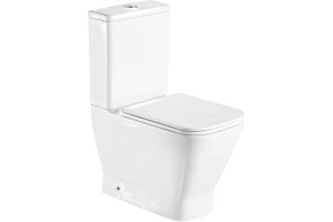 Унитаз-компакт Weltwasser WW SK Rotbach 001GL-WT безободковый, с микролифтом белый (10000003791)