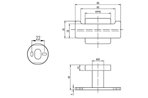 Двойной крючок Villeroy&Boch Elements Striking хром - 2