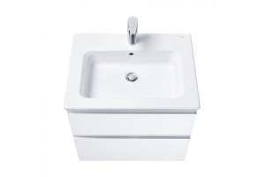 THE GAP Модуль д/раковины 600 мм, 2 ящика, белый глянец - 3