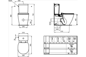 Чаша напольного унитаза Ideal Standard Connect E039701 - 2