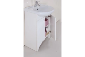 Тумба под раковину Onika Омега 50 белый  - 2