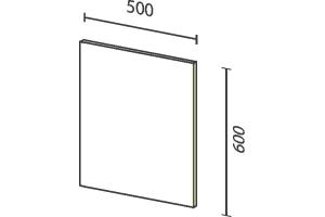 Зеркало Sanvit Панорама 50 с подсветкой черный - 2