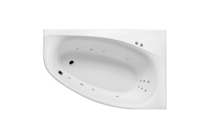 Акриловая ванна Excellent Kameleon 170x110 белая правая с гидромассажем