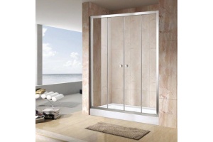 Душевая дверь Cezares Anima 180 хром стекло прозрачное