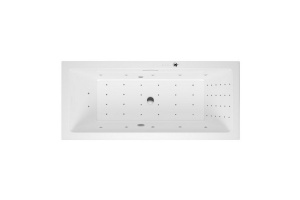 Ванна акриловая Excellent Heaven Slim Nano 170х75 с гидромассажем белый - хром