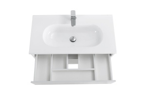 Тумба с раковиной BelBagno Kraft 90 белый матовый - 3