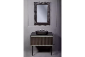 Тумба под раковину Boheme Armadi Art Vallessi Avantgarde 80 черный - хром - 3