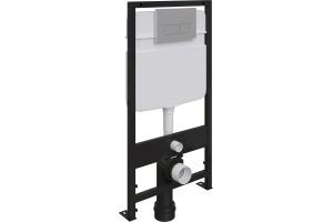 Комплект Унитаз подвесной STWORKI Дублин SETK3504-0605 с микролифтом + Система инсталляции для унитазов EWRIKA ProLT 0026-2020 с кнопкой смыва 0040 хром матовый - 2