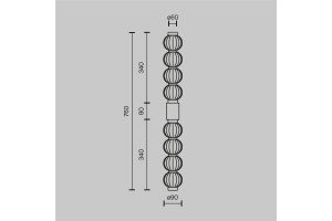 Бра Maytoni Amulet MOD555WL-L13G3K - 2