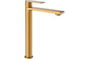 Смеситель для раковины Vincea Vogue золото матовое