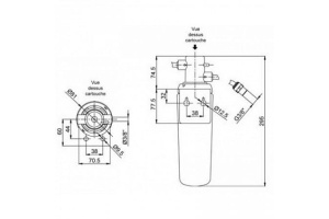 Фильтр сменный для смесителя Jacob Delafon Carafe E77685-NF (R8A360NF) - 2