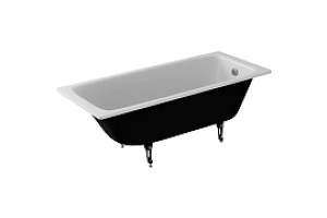 Чугунная ванна Delice Biove 170x75 DLR220509RB-AS с черными матовыми ручками с антискользящим покрытием - 2