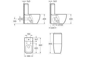 Бачок для унитаза Allen Brau Infinity белый - 3
