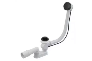 Слив-перелив Excellent Simple 80 черный матовый