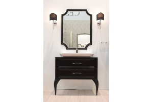 Мебель для ванной Aqwella 5 stars LaDonna черная - 3