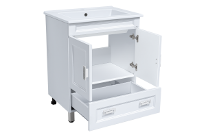 Тумба с раковиной Misty Дива 65 белый - 2