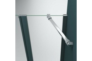 Душевая дверь BelBagno Etna 90(60/30)х195 профиль хром стекло прозрачное - 3