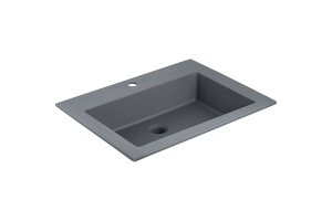 Мебельная раковина Vincea 60 серая матовая