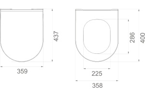 Крышка-сиденье Boheme Bianca 966-W белая, глянец - 2