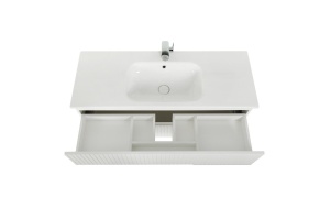 Тумба под раковину Cezares Duet 80х50 Rovere Bianco (DUET-800-2C-SO-RB-P) - 2