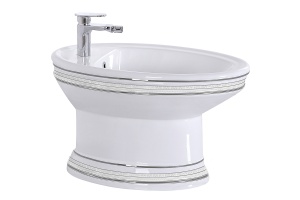Биде напольное Ceramalux Classic белый (1410)