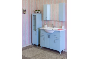 Шкаф-пенал Sanflor Глория L, серый - 3