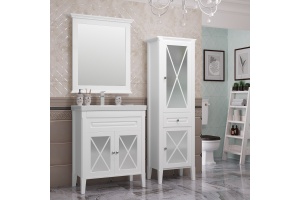 Тумба с раковиной Opadiris Палермо 80 белая матовая - 3