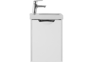 Тумба для комплекта Vod-Ok Бридж 40 белая, с ручкой Лира