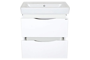 Тумба с раковиной Misty Венера 70 белая матовая - 2