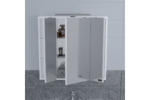 Зеркало-шкаф Санта Стандарт 79.5 см (113011) - 3