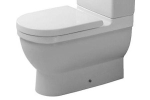 Чаша для напольного унитаза Duravit Starck 3 белый, без сиденья (0128090000)