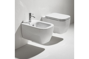 Биде подвесное Simas Henges белое - 2