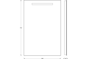 Зеркало в ванную Evoform  50 см (BY 2101) - 2