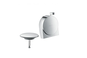 HANSGROHE(Exafill S) Наружная часть излива с ливневой струёй с формирователем наклона 30° (крышка+пробка), хром, шт