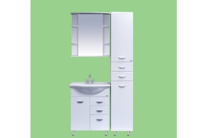 Тумба для комплекта Misty Дрея 65 2 ящика, с бельевой корзиной - 3