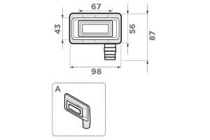 Перелив универсальный для моек Omoikiri античная латунь (4956724) - 2
