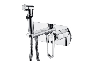 Смеситель Lemark Prizma LM3919C с гигиенический душем встраиваемый, хром